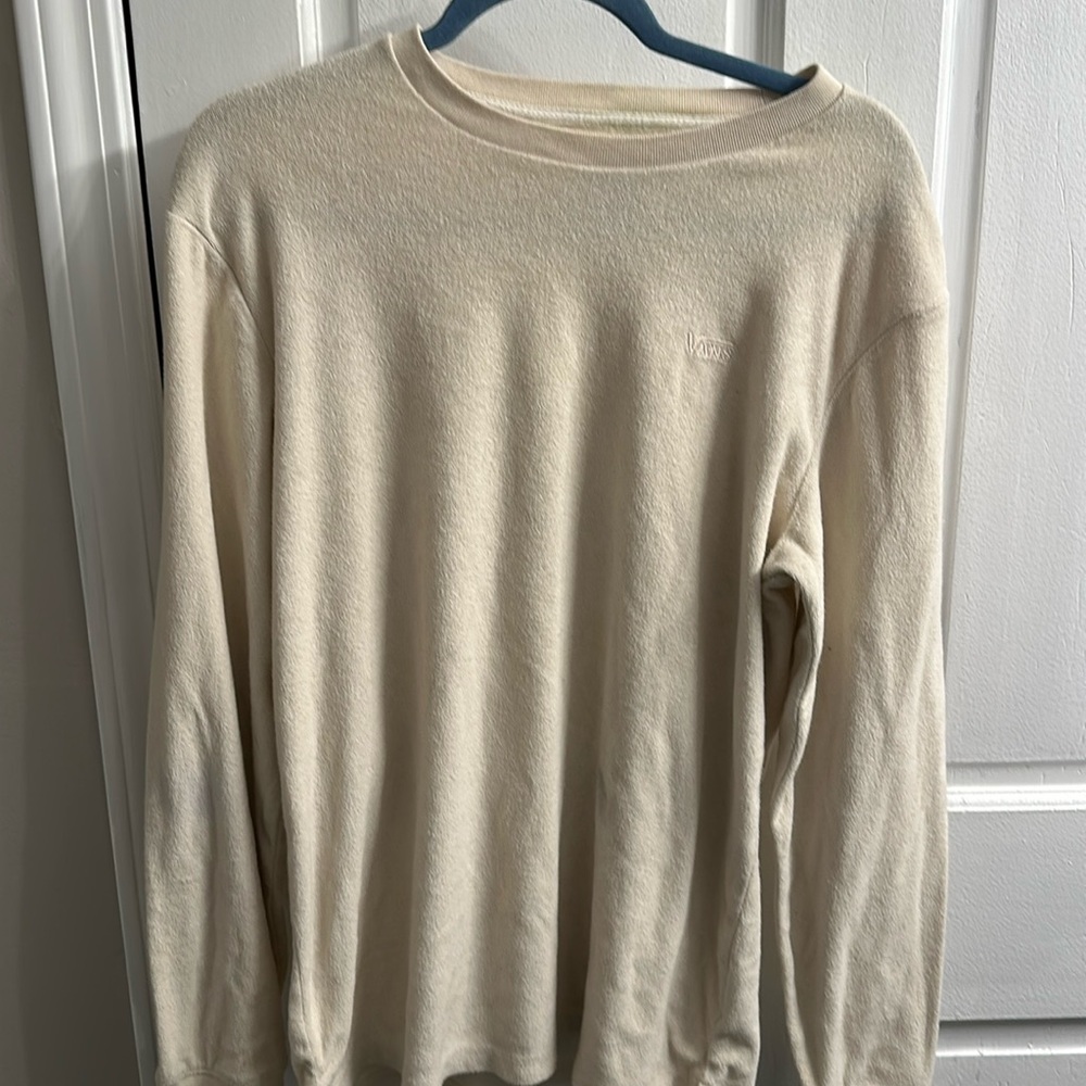 🛹 Vans Long Sleeve Men’s Thermal cream size medium